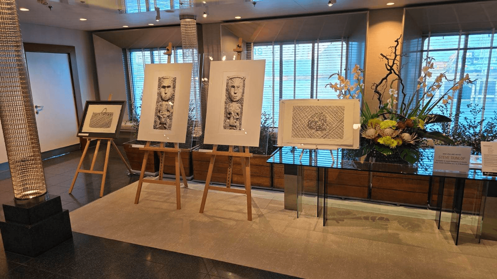 Exhibition of Steve Dunlop artworks