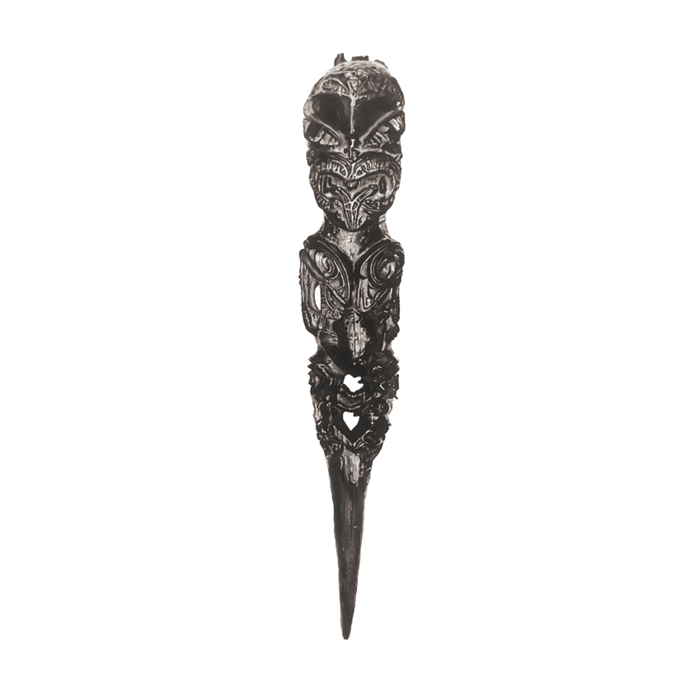 A rare godstick (tiki-wananga)